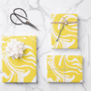 Search for yellow lemon wrapping paper Retro