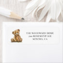 Recherche de teddy bear return address labels Mignon