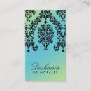 Recherche de damassé turquoise cartes visite Cheveux