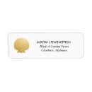 Search for gold foil wedding return address labels Minimalist