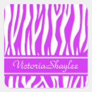 Search for purple zebra stickers Stripe