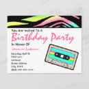 Search for cassette tape invitations 80s