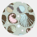 Search for seashell pattern stickers Nautical