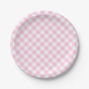 Search for pink plaid plates Preppy