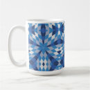 Search for mosaic pattern mugs Blue