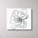 Search for vintage octopus canvas prints Sea