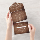 Search for barn wood wedding invitations Folded