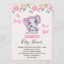 Search for border baby girl shower invitations Floral