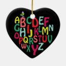 Search for alphabet ornaments Teacher