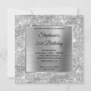 Recherche de diamants brillants invitations Argent