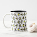 Search for black and white flowers mugs Yellow