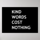 Search for kind words posters Quotes