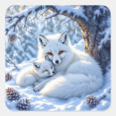 Search for white fox stickers Nature
