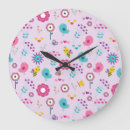 Search for girl nursery clocks Flowers