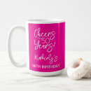 Search for pink 50th birthday mugs Trendy