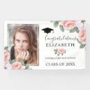 Search for pink graduation banners Congrats grad