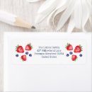 Search for memorial return address labels Red white and blue