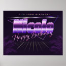 Recherche de prénom posters Anniversaire