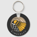 Search for badminton player keychains Birdie