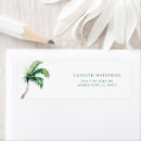 Search for palm tree return address labels New home