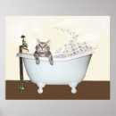 Search for bubble bath posters Cat