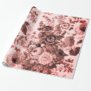 Search for vintage pink toile wrapping paper Botanical
