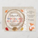 Search for woodland creatures invitations Fall
