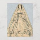 Recherche de robe nuptiale cartes postales Vintage