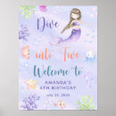 Search for mermaid party posters Watercolor