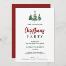 Search for office christmas invitations Red and green