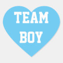 Search for team boy baby shower stickers Reveal