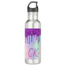 Search for iridescent water bottles Purple