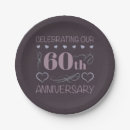 Search for 60th anniversary wedding plates Elegant