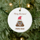 Recherche de émoticône drôle ornements Noël