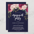 Search for navy engagement party invitations Greenery