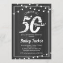 Search for chalkboard 50th birthday invitations Cheers to 50 years