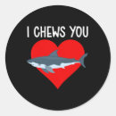 Search for i love sharks stickers Valentives