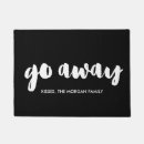 Search for go away doormats Rude