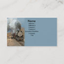 Search for steam engine business cards Locomotive