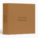 Search for plain colour binders Brown