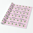Search for pink flamingo wrapping paper Luau