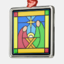 Search for christian nativity scene ornaments Church