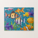 Search for tropical fish puzzles Aquarium