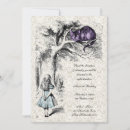 Search for childrens book invitations Alice in wonderland