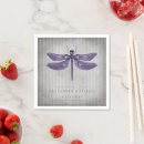 Recherche de libellule serviettes Violet