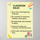 Search for rules for classroom posters Students