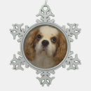 Search for cavalier king charles ornaments White