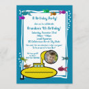Search for aquarium birthday invitations Marine life