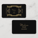 Search for gatsby business cards Black and gold