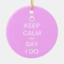 Search for keep calm ornaments Pink
